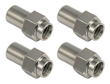 SN-HE-18B Porca Giratória 18mm Cabeça Hexagonal Latão (X4)