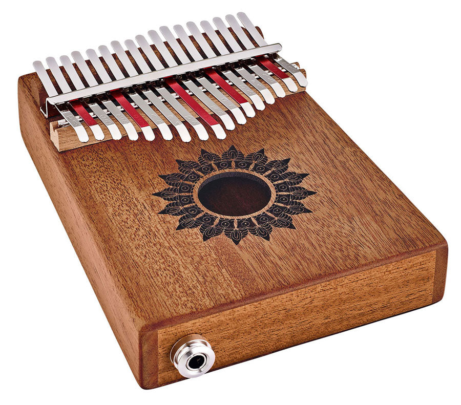MEINL SONIC ENERGY SOUNDHOLE PICKUP KALIMBA 17 NOTES MAHOGANY