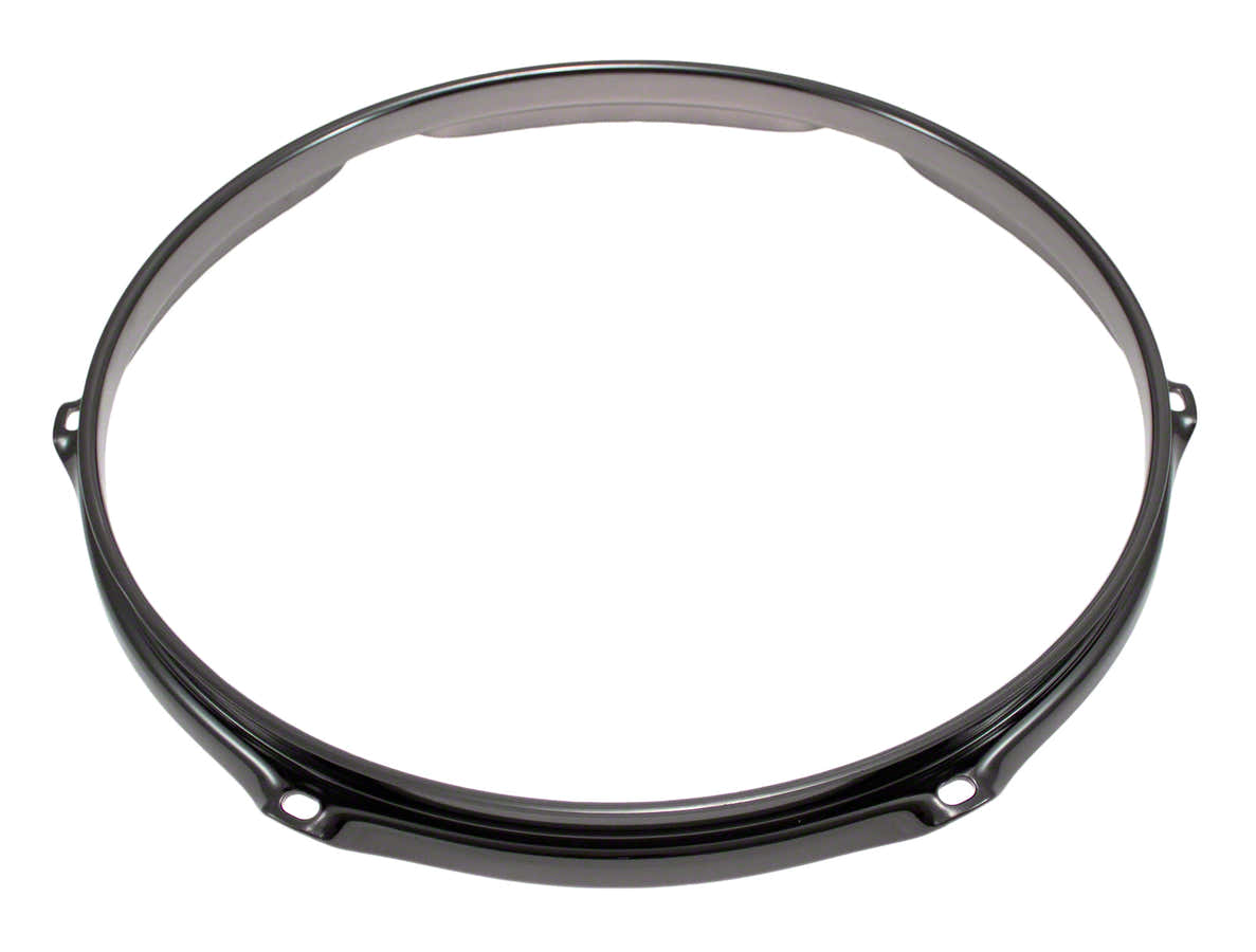 H23-13-6BK - 13" 6 HOLES BLACK 2.3MM SUPER TRIPLE FLANGE DRUM HOOP