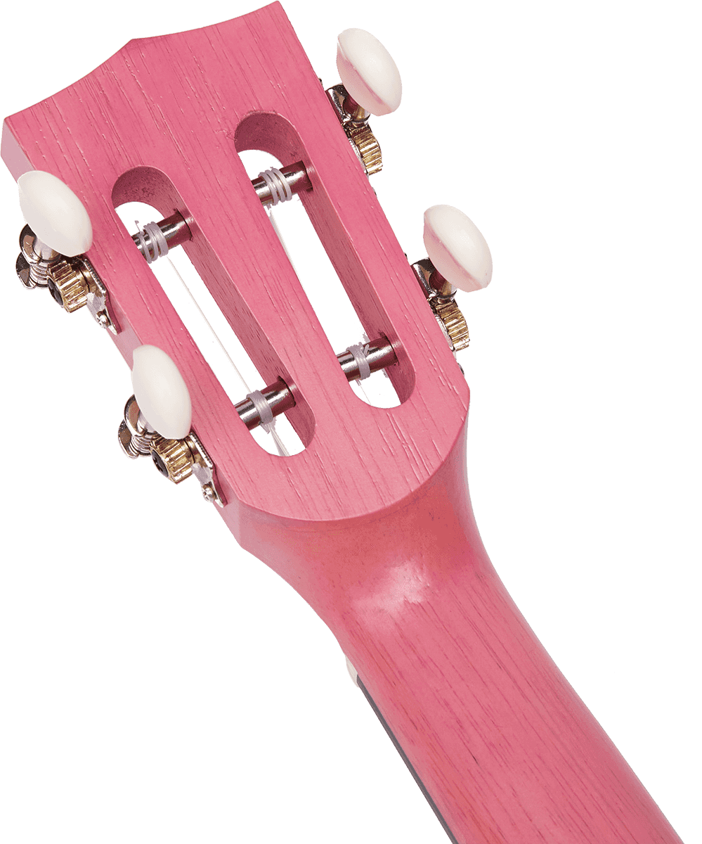 Ukulele Island Concert Coral Pink + Capa