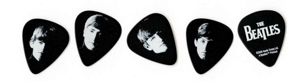 Beatles Palhetas de guitarra Meet The Beatles Pack de 10 Grossas