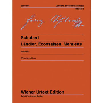 SCHUBERT F. - LANDLER ECOSSAISEN MENUETTE - PIANO
