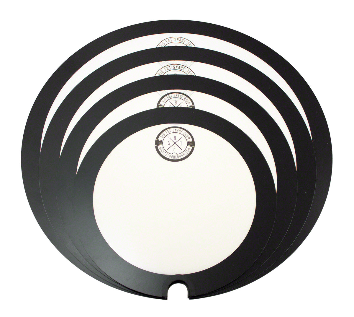 Big Fat Snare Drum Pacote Studio BFSD 10" 12" 14" 16"