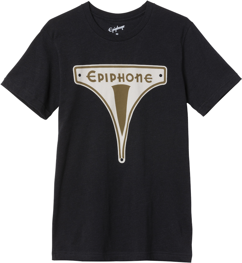 "M" Estilo de vida T-shirt com emblema vintage Preto