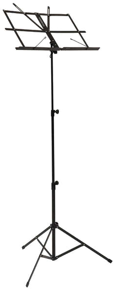 MU50 Estante de música preto dobrável