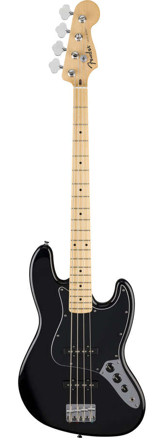 Jazz Bass standard MN escudo preto Black