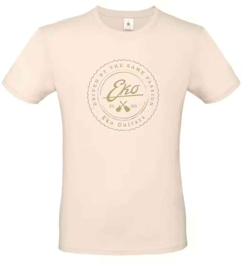 "S" T-shirt Logo Eko - Branco Creme