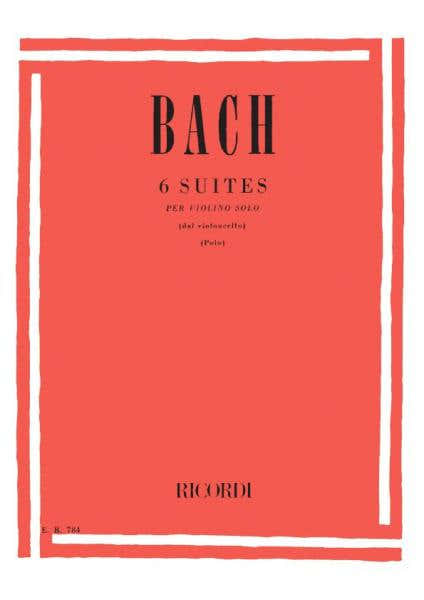 Bach J.S. - 6 Suites Per Violino Solo BWV 1007-1012 - Violon