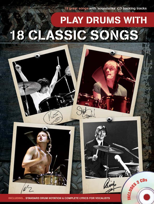 Play Drums With 18 Classic Songs - Drums