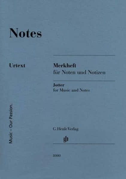 Henle Verlag Caderno de música