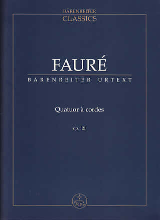 Faure - Quatuor A Cordes Op.121 - Conducteur