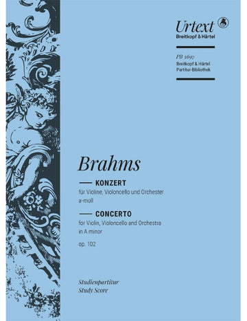 BRAHMS JOHANNES - KONZERT A-MOLL OP. 102 - VIOLIN CELLO ORCHESTRA