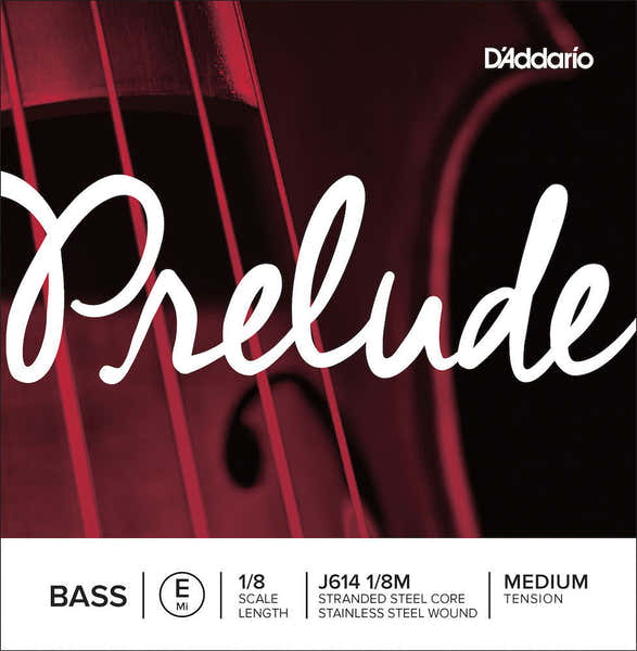 D'ADDARIO STRING ONLY (MI) FOR DOUBLE BASS 1/8 PRELUDE TENSION MEDIUM