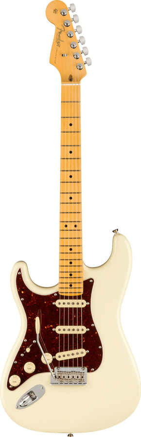Stratocaster LH American Professional II MN Branco Olímpico