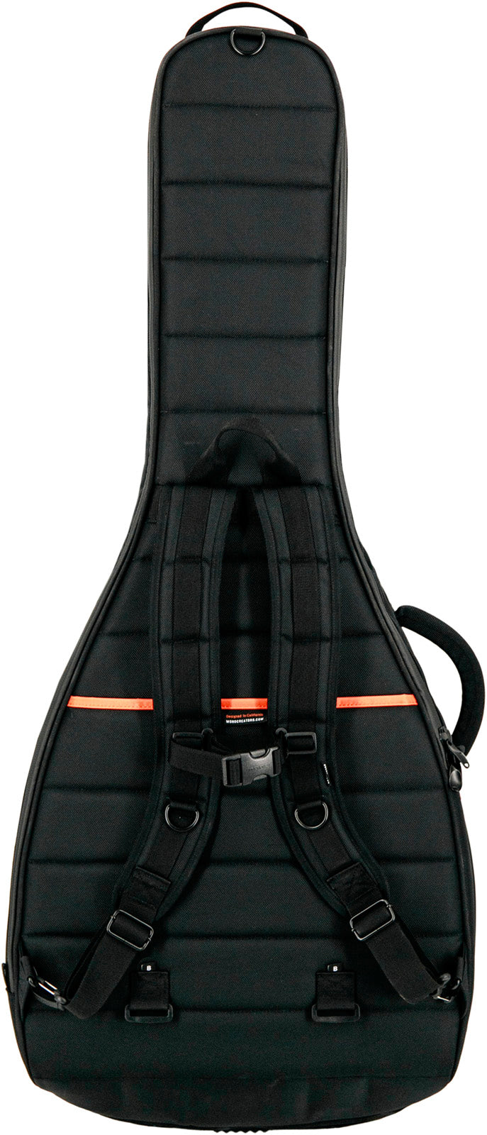 2 Electric & Hollow Body Guitars (With Wheels) - Black