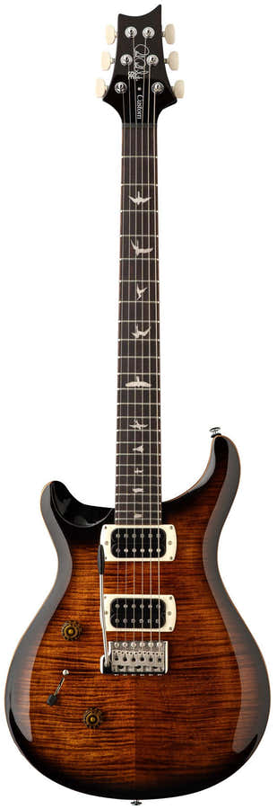 Custom 24 SE Canhoto Preto Dourado Sunburst
