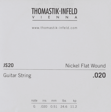 THOMASTIK STRINGS FOR ELECTRIC GUITARS STRINGS DETAIL.020