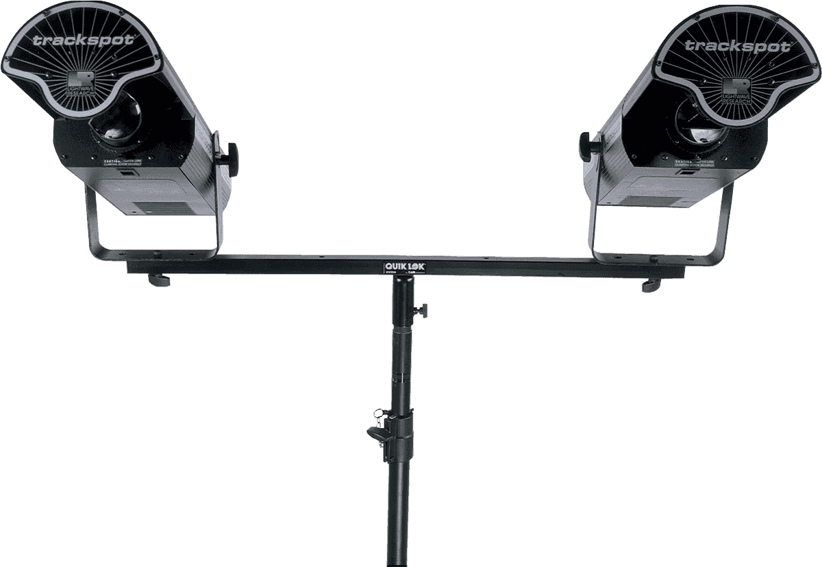 S195 LIGHT BAR FOR 8 PARS OR EFFECTS BLACK