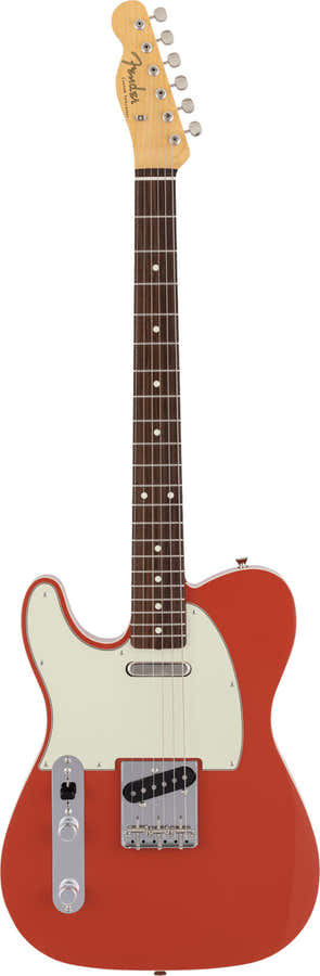 Telecaster Traditional Japan 60s Custom LH RW Vermelho Fiesta