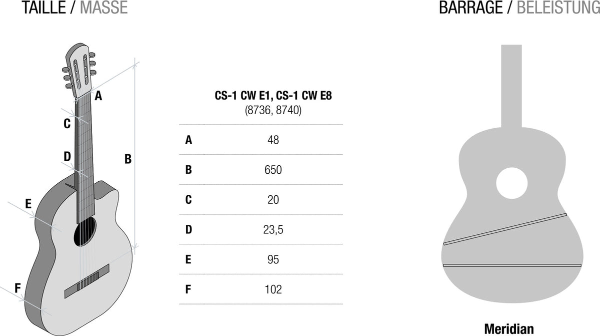 Concert Cs-1 Cw E1 Crossover + 9738 25mm Gigbag