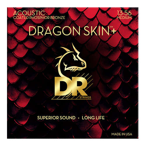 13-56 Dragon Skin+ Revestidas Bronze fosforoso Médias