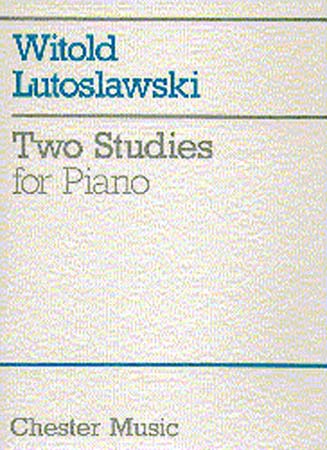 LUTOSLAWSKI W. - TWO STUDIES FOR PIANO