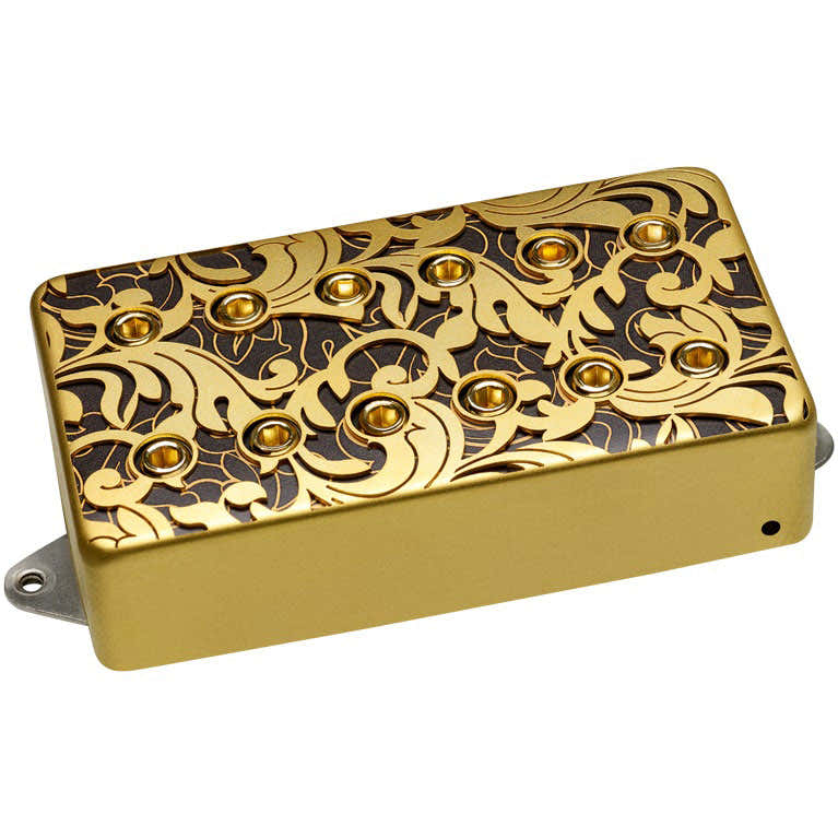 DP287FSGBK - UTOPIA NECK "F-SPACED" - SATIN GOLD / BLACK