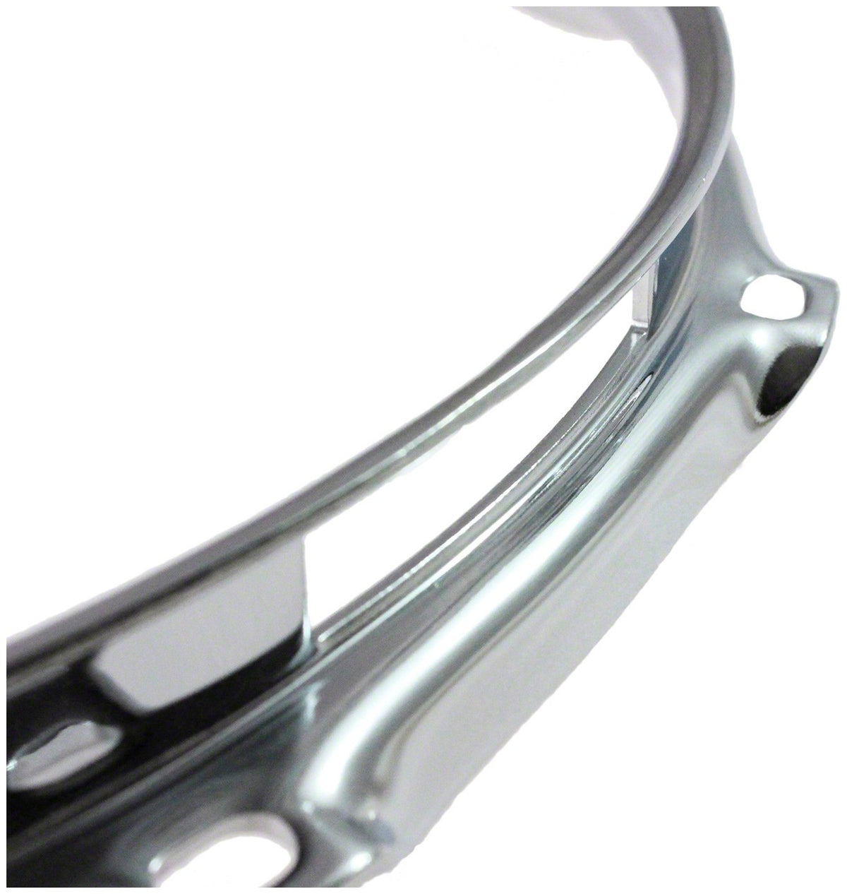 HB25-14-10S - Aro 14" 10 Tirantes Lado de Esteira Latà£o Cromado Super Tripla Flange 2.5mm