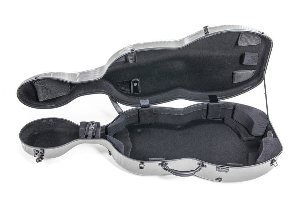 CELLO CASE POLYCARBONAT 4.6 4/4 GREY ROLLY
