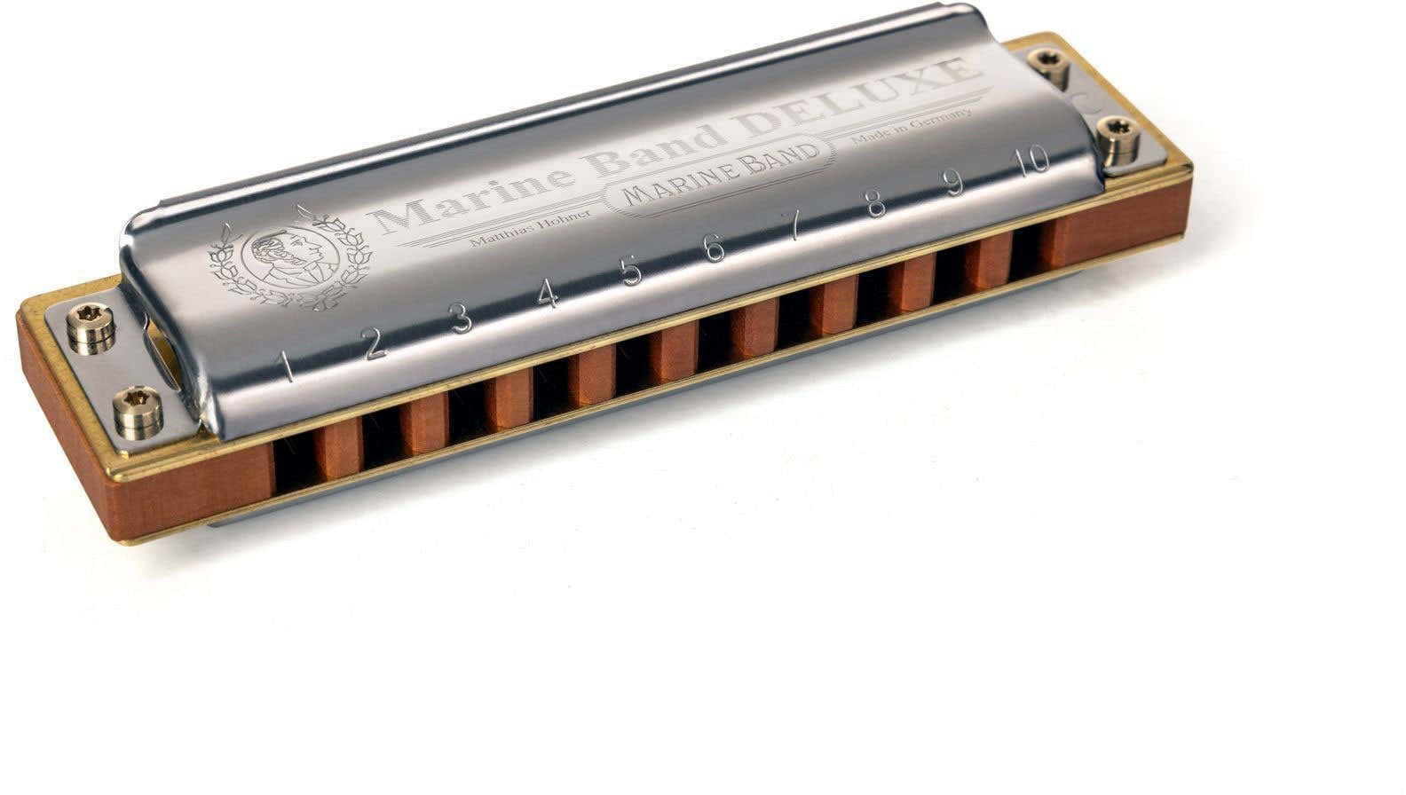 DIATONIC 2005/20 MARINE BAND DELUXE 10 HOLES B SI