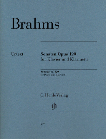 Brahms J. - Klarinettensonaten Op.120 - Clarinette & Piano