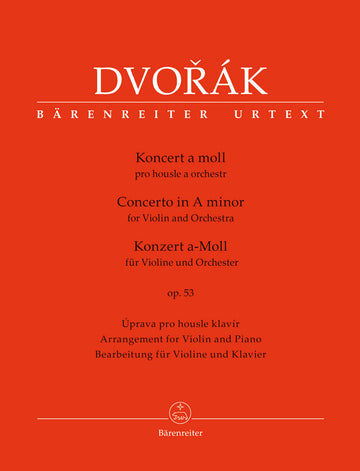 Dvorak - Concerto para violino Op.53 - Violino e piano