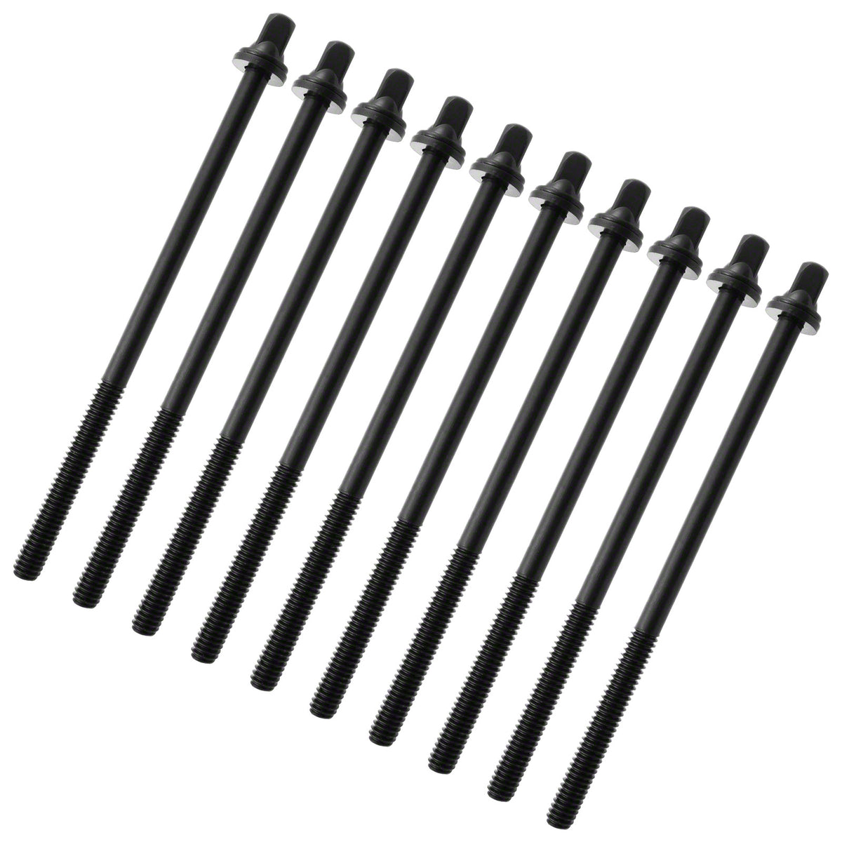 Sparedrum TRC-102W-BK - 102MM TENSION ROD BLACK WITH WASHER - 7/32" THREAD (X10)