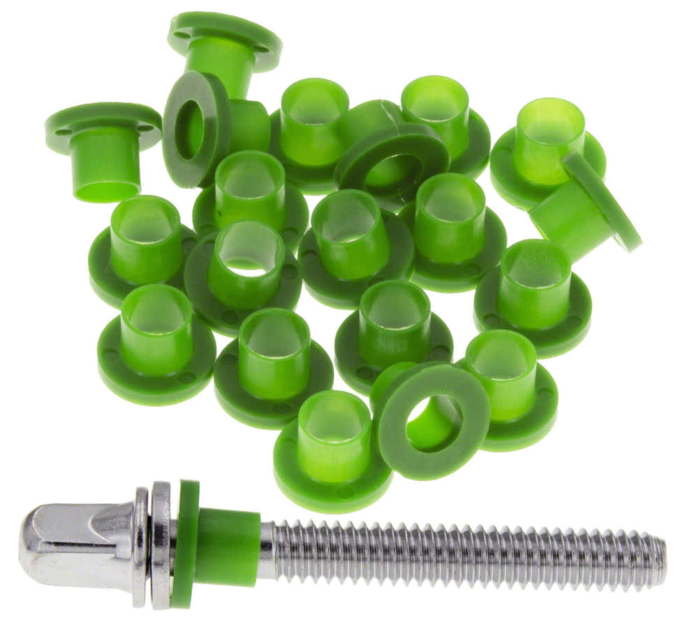 TRW100G - NYLON TENSION ROD WASHERS - GREEN (X100)