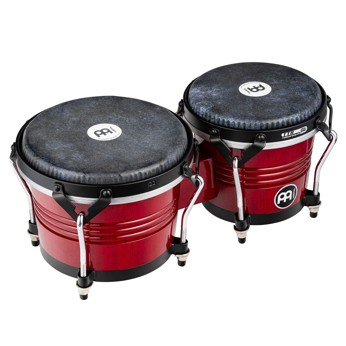 Marathon Traditional Bongo 6 3/4" Macho & 8" Hembra - Wine Red