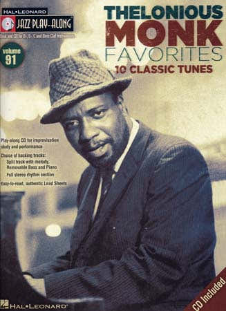 Thelonious Monk -Jazz Play Along Vol.91 Thelonious Monk + Cd - Bb Eb C Instruments