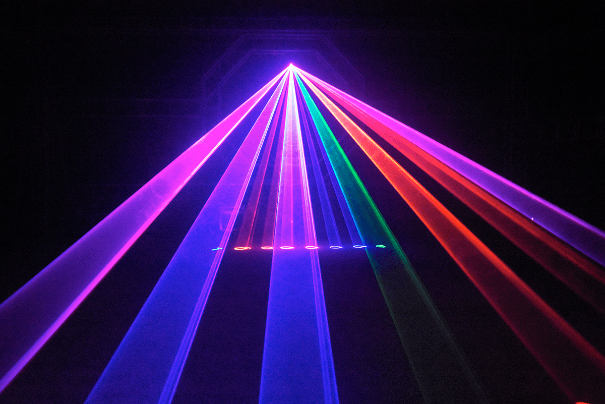 SPECTRUM 1500 RGB - LASER POLICROMTICO VERDE VERMELHO AZUL