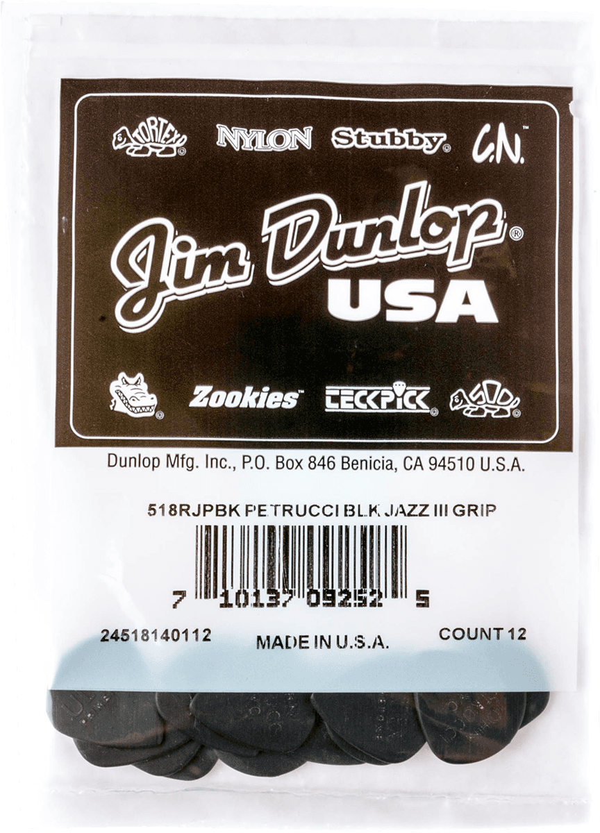 12 x 1,38mm John Petrucci Primetone Jazz III Preto