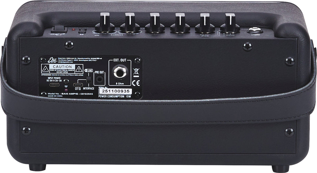 BAIO Amp 15 - ampli compacto com modelações + efeitos + Bluetooth