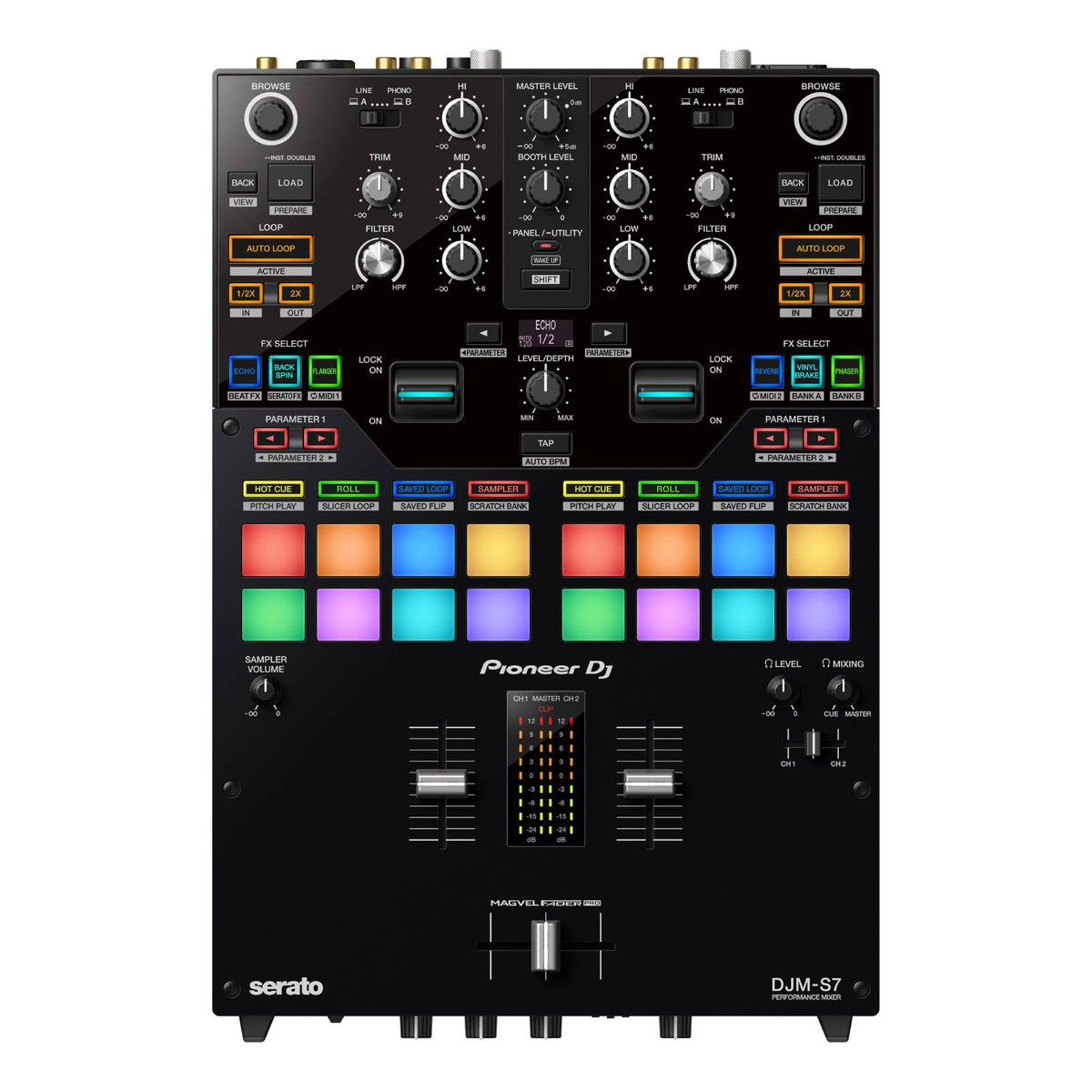 DJM-S7 - 2 CANAIS USB PARA DJ MIXING CONSOLE