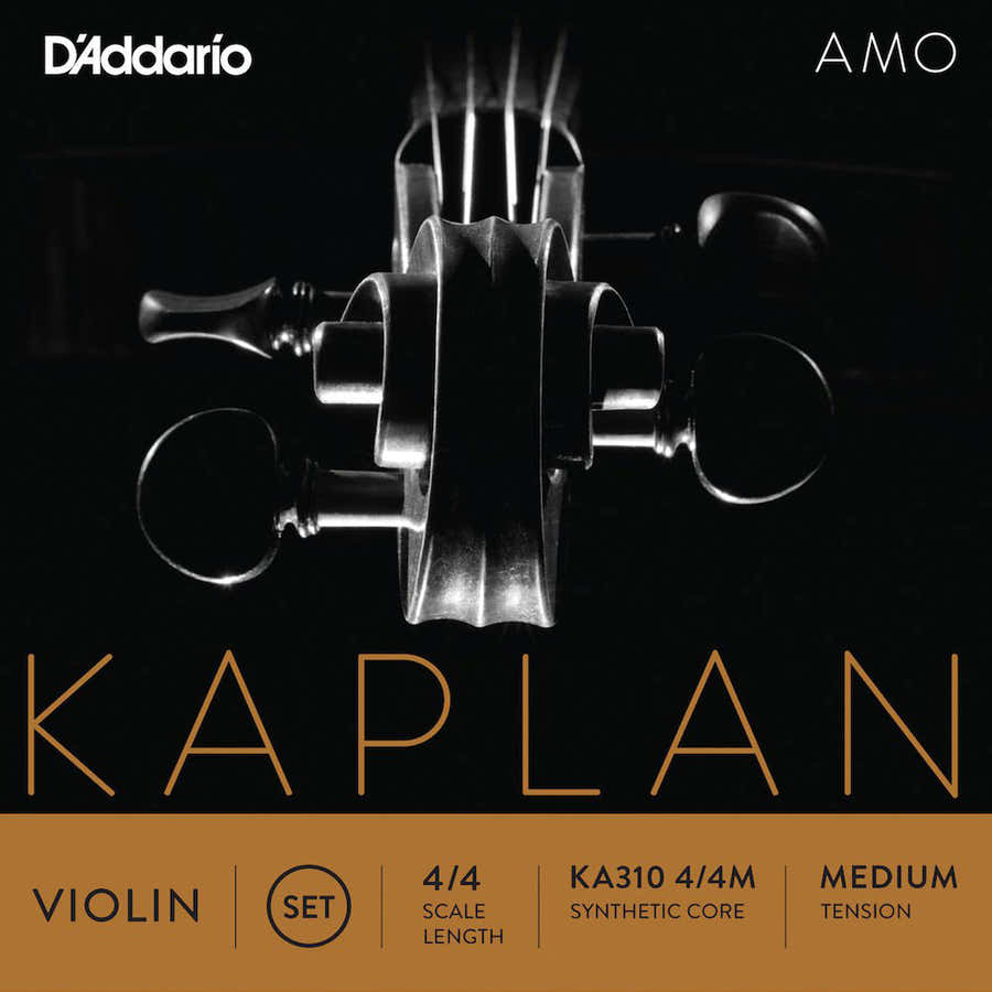 4/4 KAPLAN AMO VIOLIN STRING SET MEDIUM TENSION