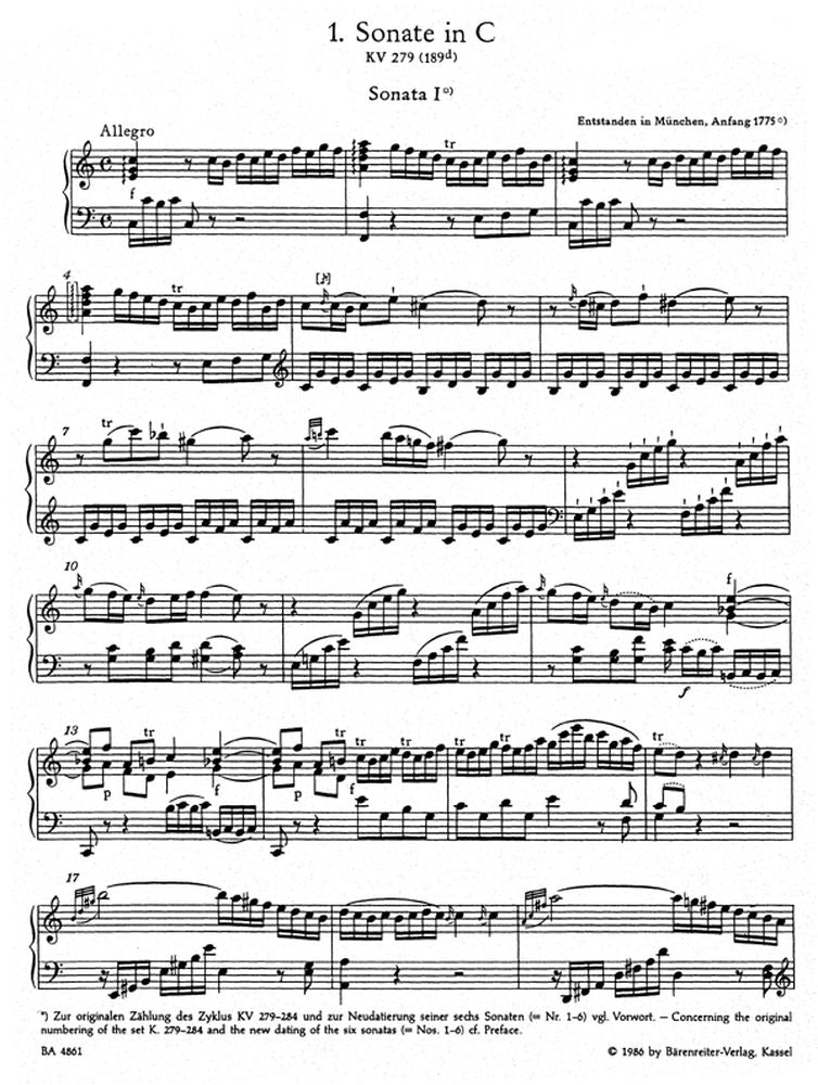 MOZART W.A. - Sonatas Volume 1 - piano