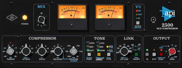 UAD API 2500 Compressor de bus