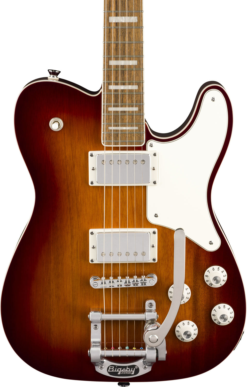 Telecaster Paranormal Troublemaker Deluxe Bigsby, LRL Honey Sunburst