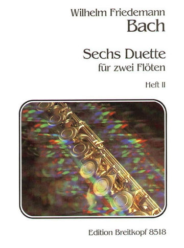 Bach W.F. - 6 Duos 2 Flutes Vol.1