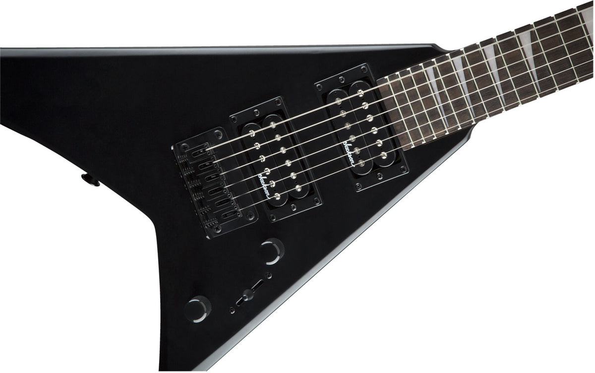 JS1X Minion Randy Rhoads Js Ama Preto acetinado
