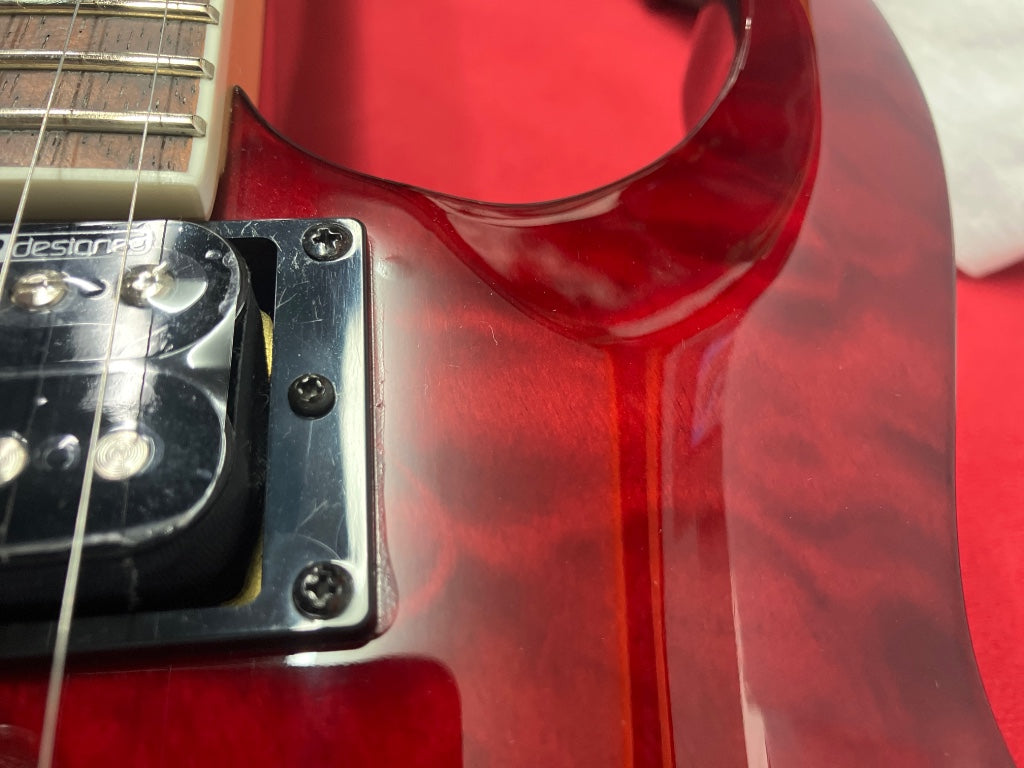 Mh200 Vermelho Escuro Transparente