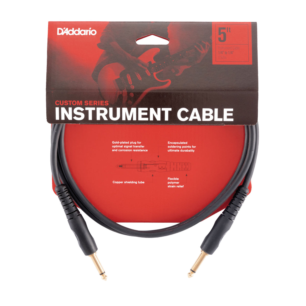 CUSTOM SERIES INSTRUMENT CABLE 5 FEET