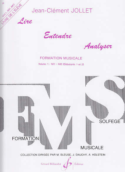Jollet JEAN-clement - Lire Entendre Analyser Vol.1 (eleve)
