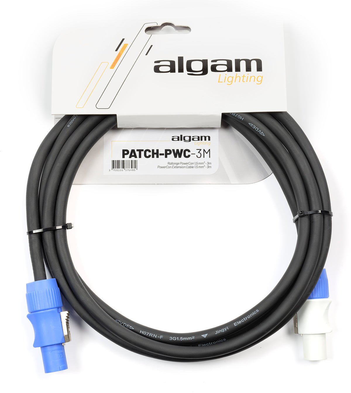 Algam Lighting PowerCon power extension cable - 3M